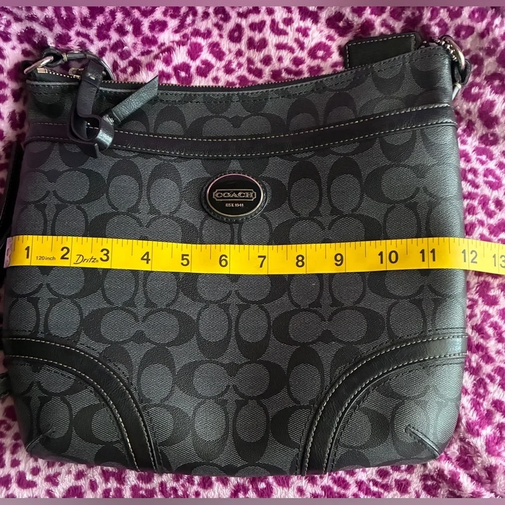 Coach Black Signature Crossbody Bag